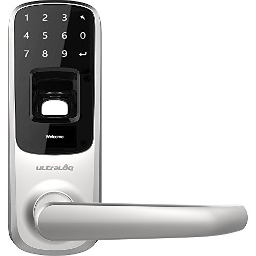 Ultraloq UL3 BT Bluetooth Enabled Fingerprint and Touchscreen Keyless Smart Door Lock